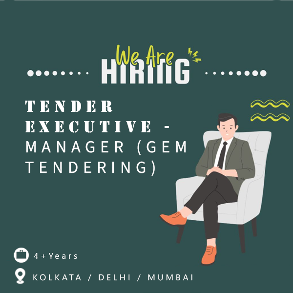 Tender Executive - Manager (GEM Tendering)