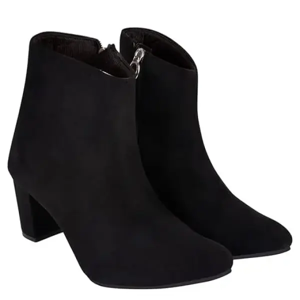Shoetopia Women's Block Heel Boots