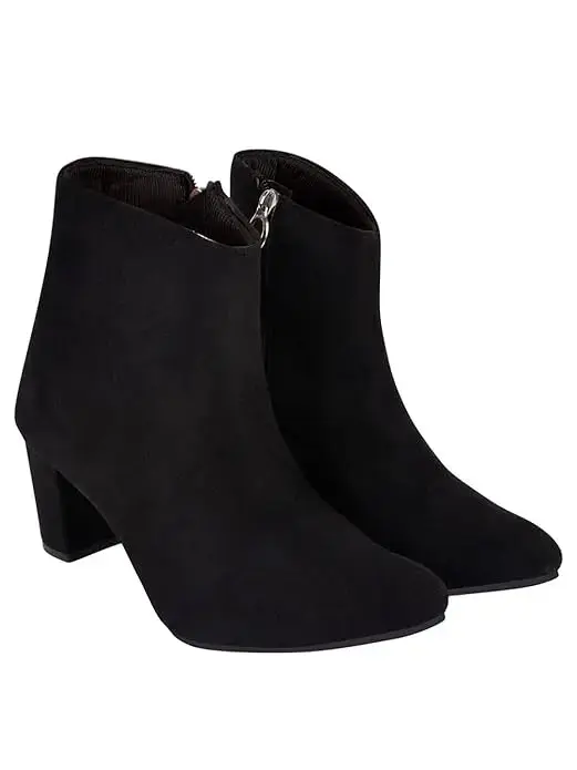 Shoetopia Women's Block Heel Boots