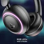 boAt Rockerz 480 W/RGB LEDs, 6 Light Modes, 40Mm Drivers, Beast Mode, 60Hrs Playback, Enx Tech