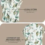 Men's Casual Cotton Shirt – Button Down Summer Shirt's for Men | Lightweight Textured Fabric