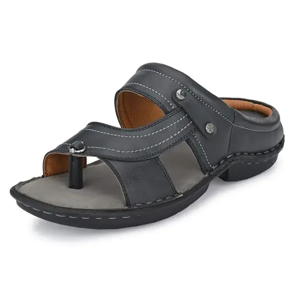 Centrino Men's Flip-Flops,Classical Thong Lightweight Quick-Dry, Heavy Density for Arch Support Comfort, Hand Stitched Chappal (5951)
