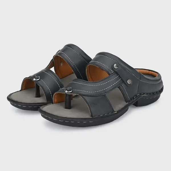 Centrino Men's Flip-Flops,Classical Thong Lightweight Quick-Dry, Heavy Density for Arch Support Comfort, Hand Stitched Chappal (5951)