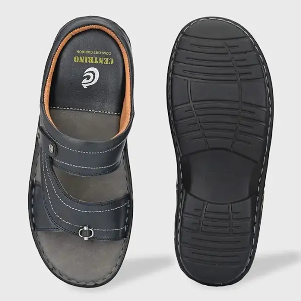 Centrino Men's Flip-Flops,Classical Thong Lightweight Quick-Dry, Heavy Density for Arch Support Comfort, Hand Stitched Chappal (5951)