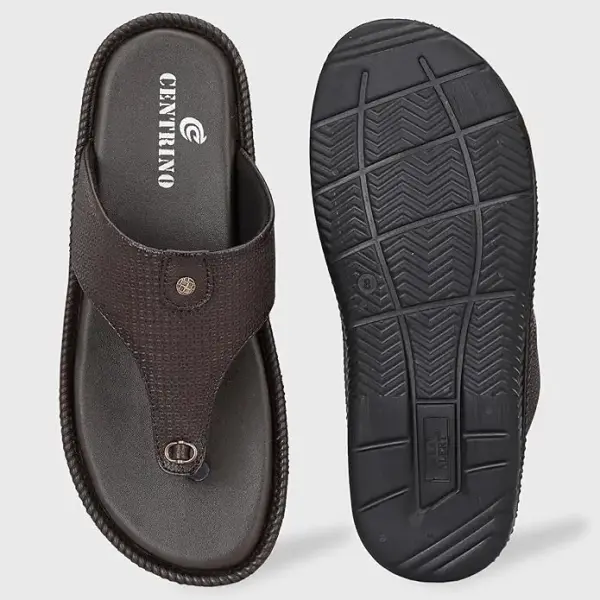 Centrino Men's Flip-Flop Slippers | Luxurious Comfort for Every Step | Slip-On Ease, Classie Design | Perfect for Beach Days, Poolside Lounging, and Casual Wear(8203)