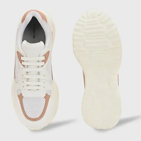 Centrino Women Sneaker | Cushioned Insole for Comfort | Stylish Lace-Up Design | Perfect for Casual Outfit for Girls (9249)