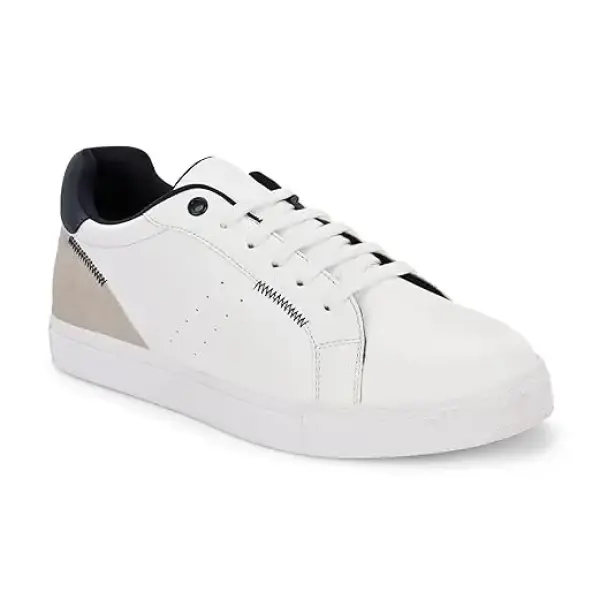 Centrino Women Casual Shoes | Colorblock Sneakers with Ultra Soft Cushion Lace-Up Shoes All-Day Comfort | Trendy & Lightweight Design | Low Top Flat Sole(7611)