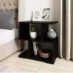 FireBees Modern Wooden Table,Wooden Bedside Table for Bed Room