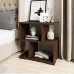 FireBees Modern Wooden Table,Wooden Bedside Table for Bed Room