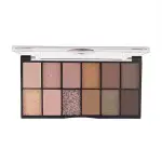 MARS 12 Shades Dance of Joy Eyeshadow Palette | Highly Pigmented and Blendable | Multicolor | Matte and Shimmer Finish 01-Multicolor (13.2g) (Shade-02)