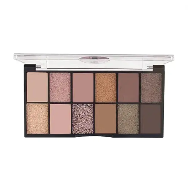 MARS 12 Shades Dance of Joy Eyeshadow Palette | Highly Pigmented and Blendable | Multicolor | Matte and Shimmer Finish 01-Multicolor (13.2g) (Shade-02)