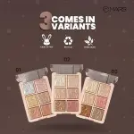 MARS Glowzilla 6 Colour Highlighter Palette | Ultra Blendable & Long Lasting | Blinding Glow (12.0gm) (Shade-02)