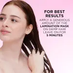 L'Oreal Paris Glossing Lamination Hair Mask with Glycolic Acid, Hair Treatment for Lasting Shine and Smoothness for Dull, Dry Hair, EverPure, 5.1 Fl Oz