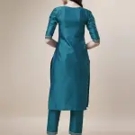 Women Art Silk Kurta Pant Set