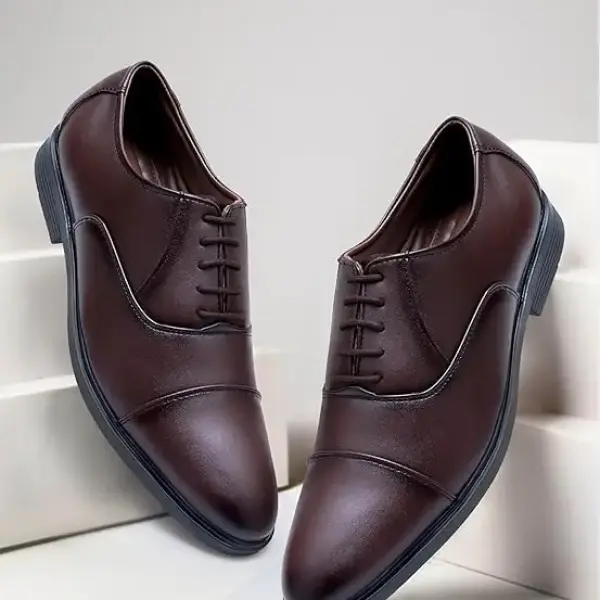 SHOOZ Faux Leather Men's Formal Shoes|Oxford Shoes|Office Shoes for Men (5 UK to 13 UK)