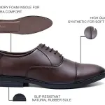 SHOOZ Faux Leather Men's Formal Shoes|Oxford Shoes|Office Shoes for Men (5 UK to 13 UK)