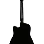 Juârez Acoustic Guitar Kit, JRZ38C/BK 38 Inch Cutaway, 038C with Bag, Strings, Pick and Strap, Black