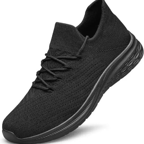 YHOON Mens Walking Shoes Slip on Casual Shoes Lightweight Workout Gym Tennis Shoes
