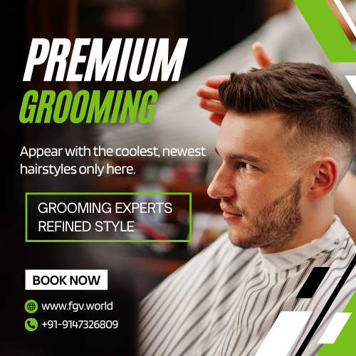 Professional Hair Styling & Grooming Services at Home