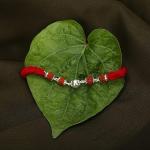 Rakhi 925 BIS Hallmarked Handmade Original Silver Stylish Rudraksha Rakhi for Men